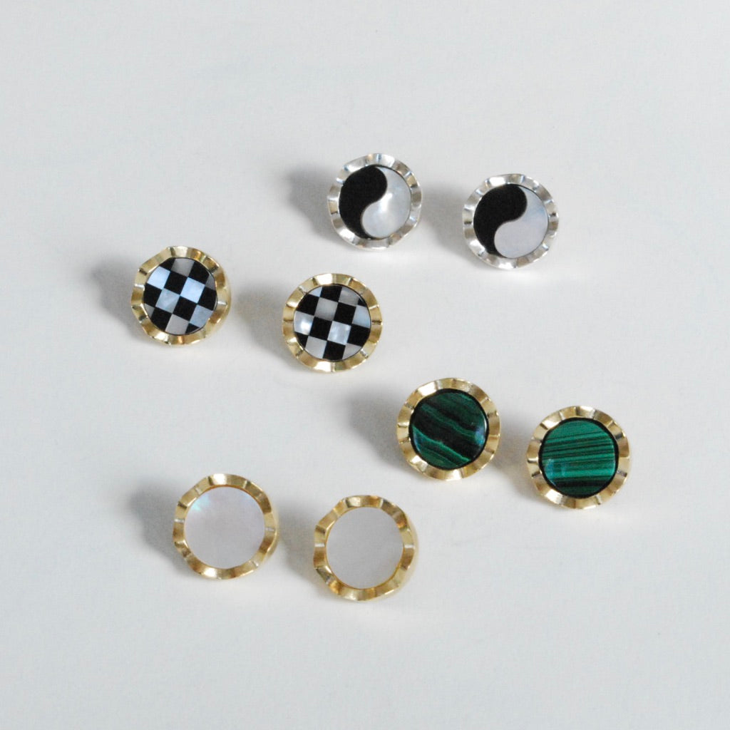 Squiggly Inlay Earrings