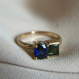 Sapphire & Tourmaline Ring