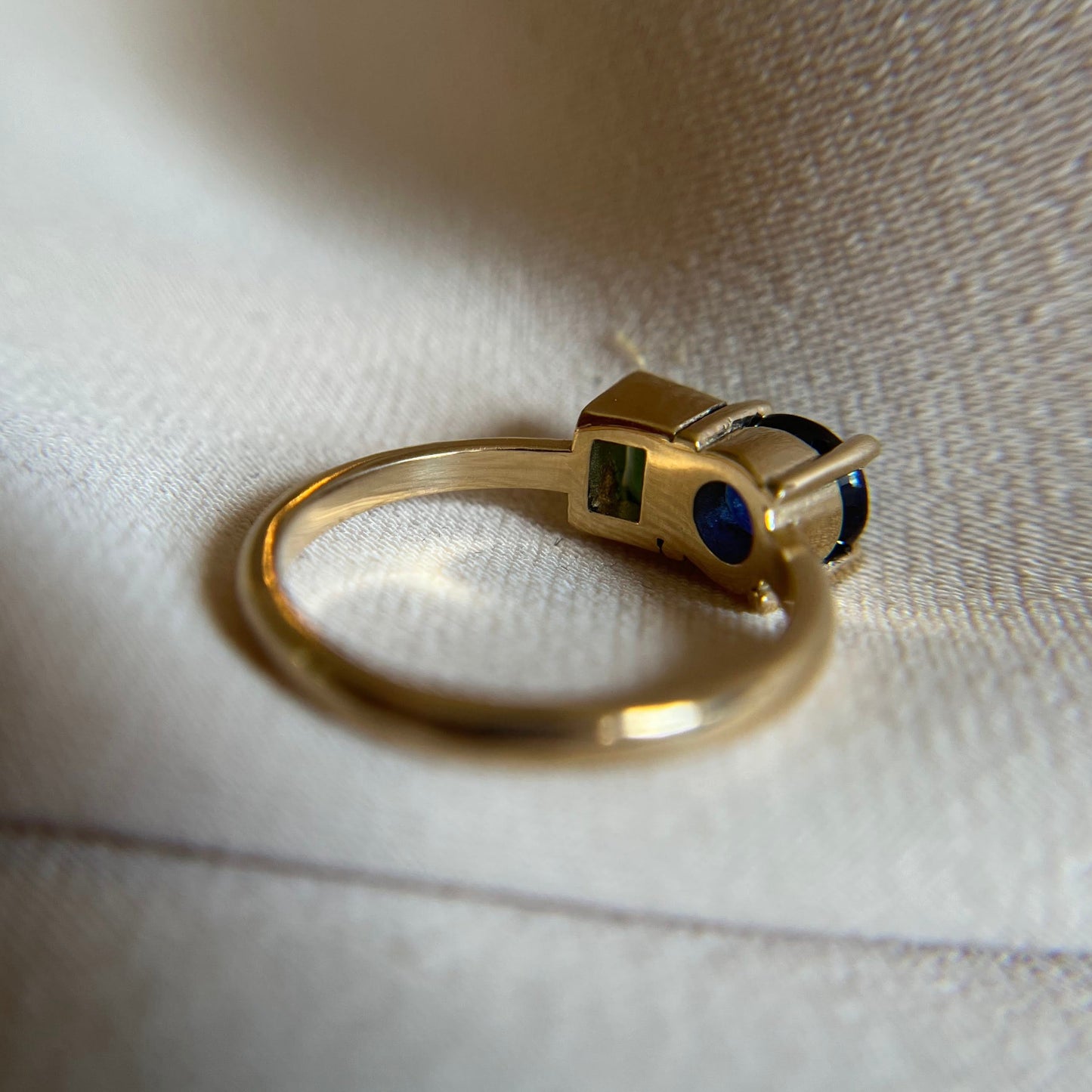 Sapphire & Tourmaline Ring