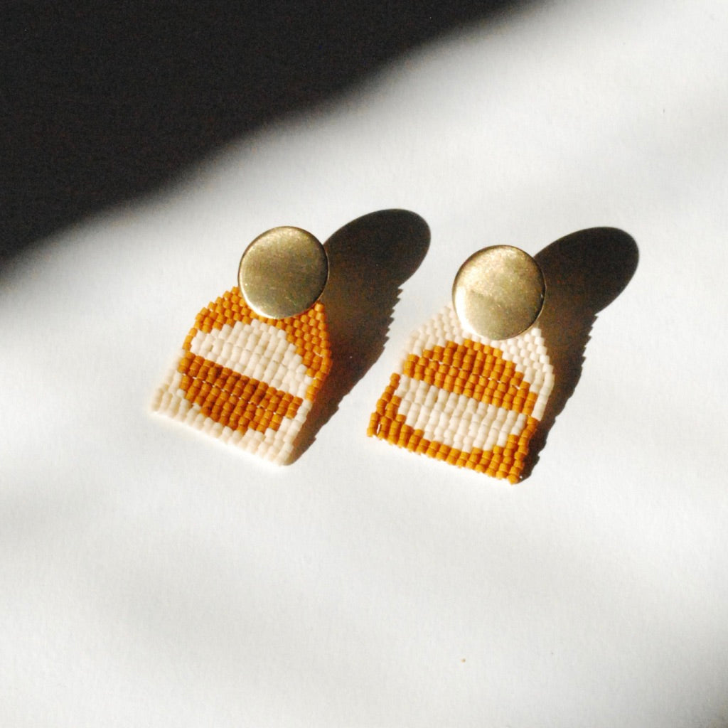 Mini Balance Beaded Earrings (3 colorways)