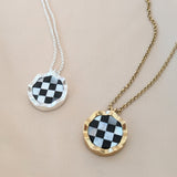 Squiggly Inlay Necklace