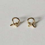 Mini Loop Knot Earrings
